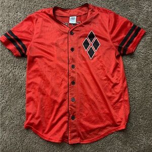Dc comics Harley Quinn mesh jersey unsex size large